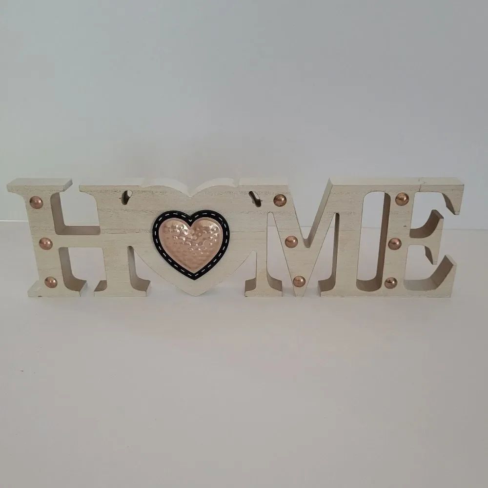 HOME Wood Wall Decor